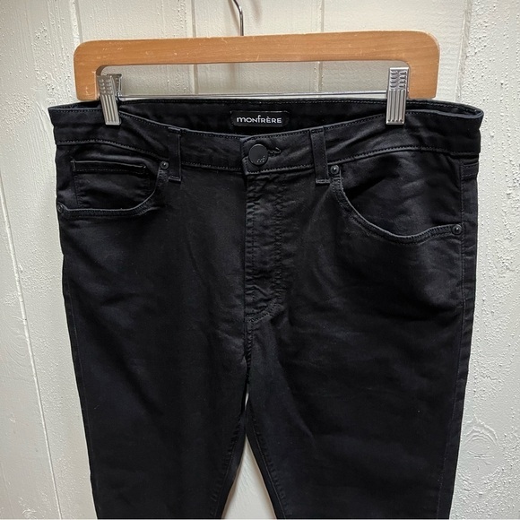 Monfrère Greyson Skinny Jeans in Noir - Picture 2 of 8